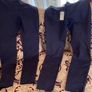 2 pair black sz m. Max Studio pants. Stretchy